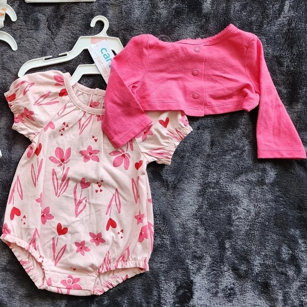 NWT baby girl Valentine's Day/ Easter/ spring / summer clothes bundle